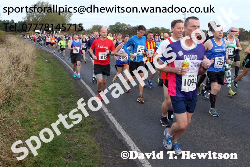 Start of the Morpeth to Newcastle Marathon. Photo: David T. Hewitson/Sports for All Pics